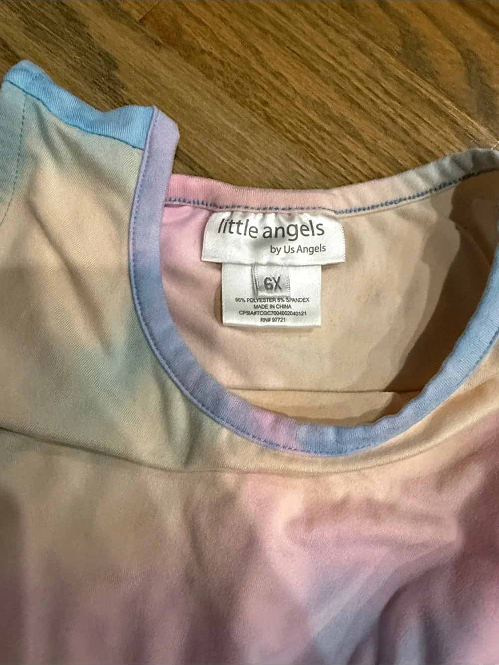 Girls' Little Angels by Us Angels Tie-Dye Pocket Dress
